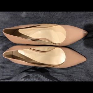Nine West Nude Pointed Toe Pumps
